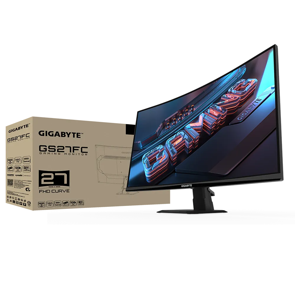 GAMING MONITOR GIGABYTE 27" GS27FC - SMART BUSINESS