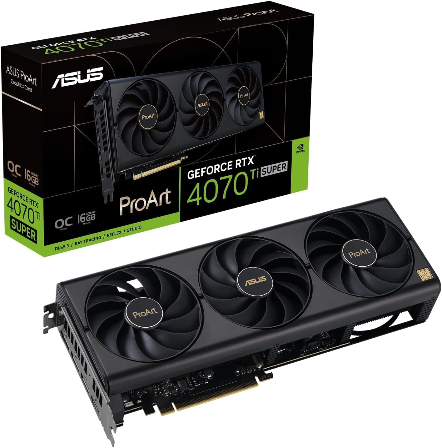 GEFORCE ASUS PROART RTX4070TI SUPER 16GB PROART - RTX4070TIS - O16G PROART-RTX4070TIS-O16G - SMART BUSINESS