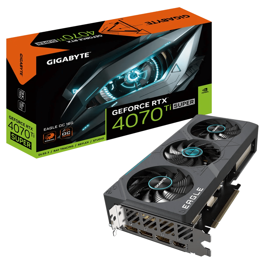 GEFORCE® RTX 4070 TI SUPER EAGLE OC 16G GV - N407TSEAGLE OC - 16GD 1.0 GV-N407TSEAGLE OC-16GD - SMART BUSINESS