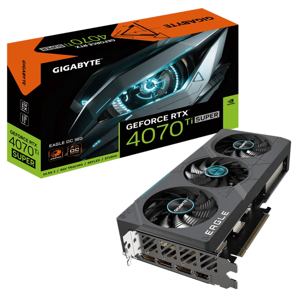 GEFORCE® RTX 4070 TI SUPER EAGLE OC 16G GV - N407TSEAGLE OC - 16GD 1.0 GV-N407TSEAGLE OC-16GD - SMART BUSINESS