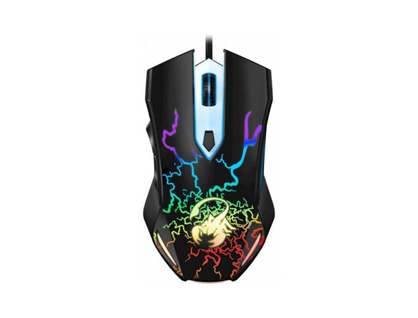 GENIUS GX GAMING SCORPION SPEAR RATÓN USB ÓPTICO GAMING RGB 2000 DPI 6 BOTONES NEGRO 31040002400 - SMART BUSINESS