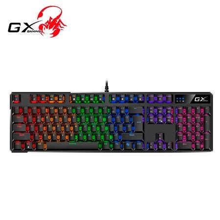 GENIUS GX SCORPION K12 – TECLADO MECÁNICO GAMING CON RGB, SWITCHES MARRONES, TECLA AI COPILOT, ANTI - GHOSTING Y CABLE USB 1.8 M 31310057401 - SMART BUSINESS