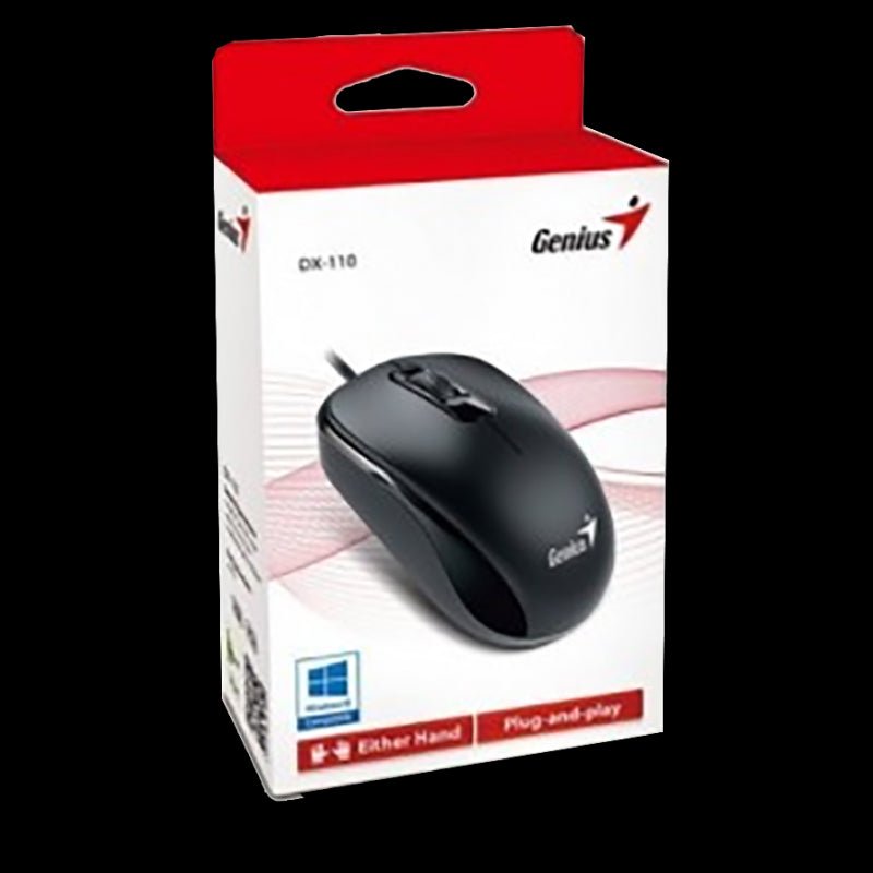MOUSE GENIUS DX - 110 USB OPTICO BLACK de Genius | first_variant_option_1 — Envío inmediato