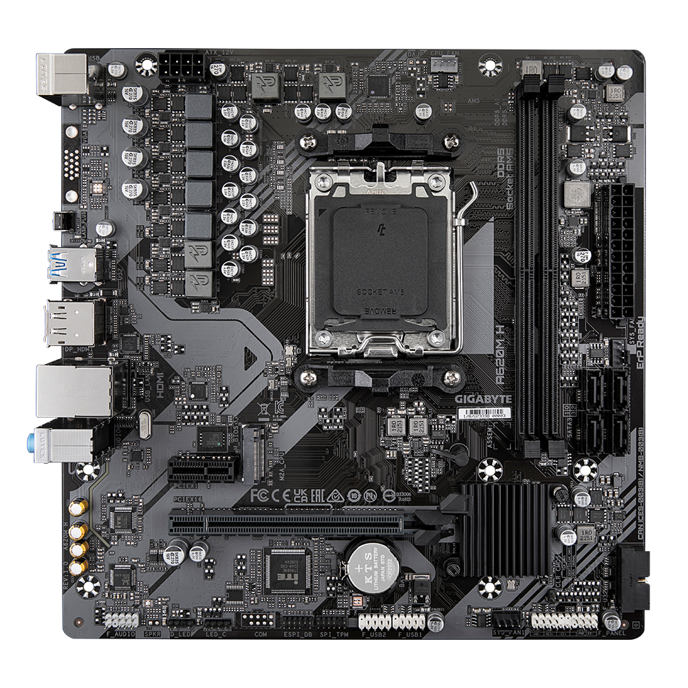 Gigabyte A620M H vista principal