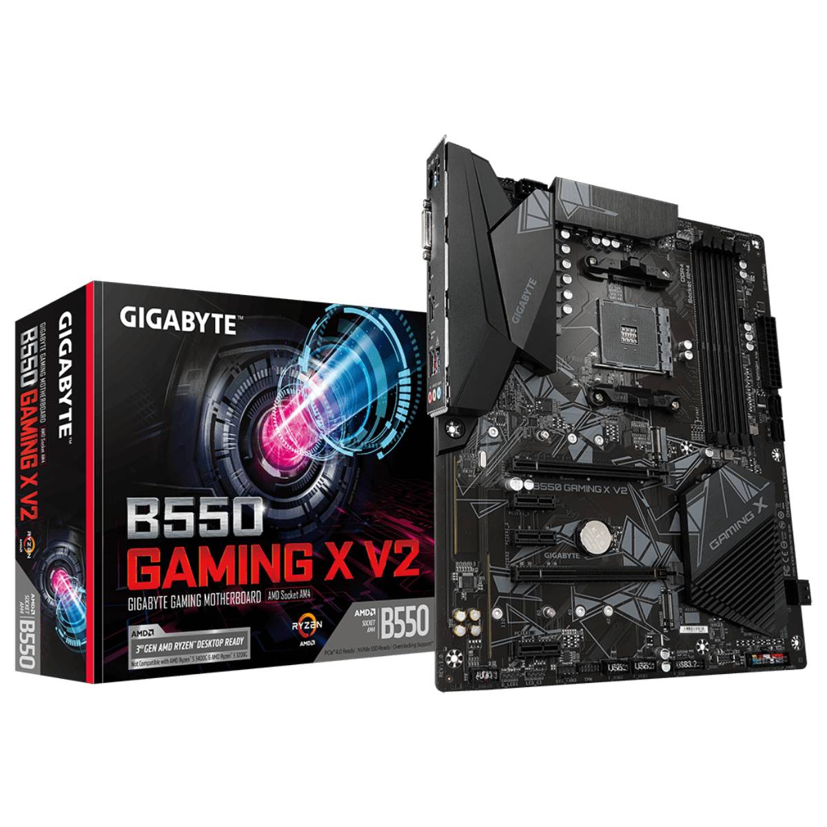 Gigabyte B550-GAMING-X-V2 vista principal