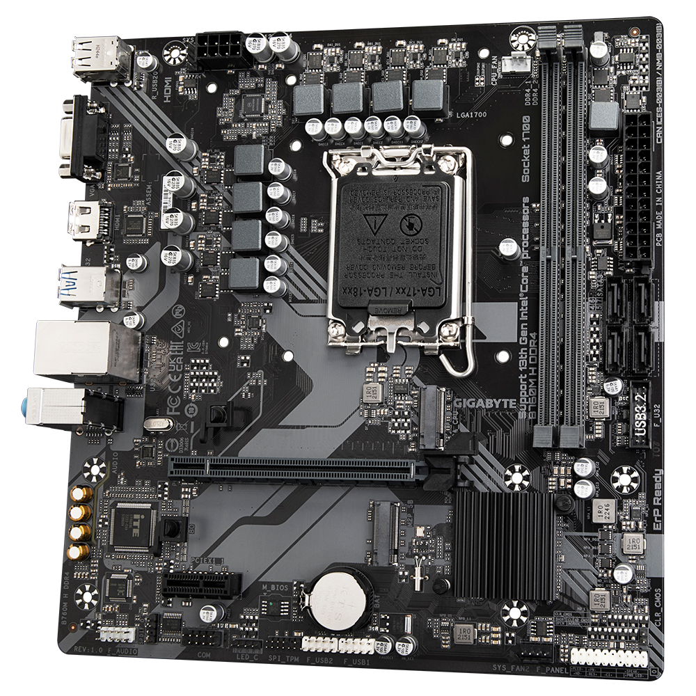Gigabyte B760M-H vista principal