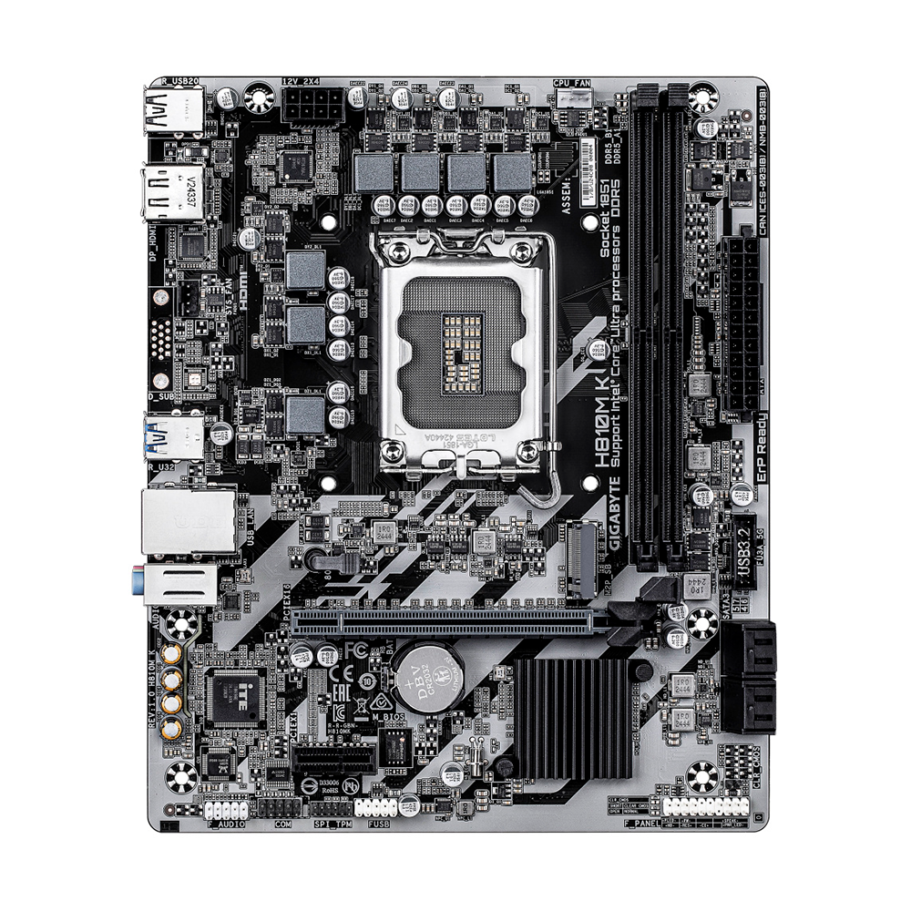 Gigabyte H810M K G10 vista principal