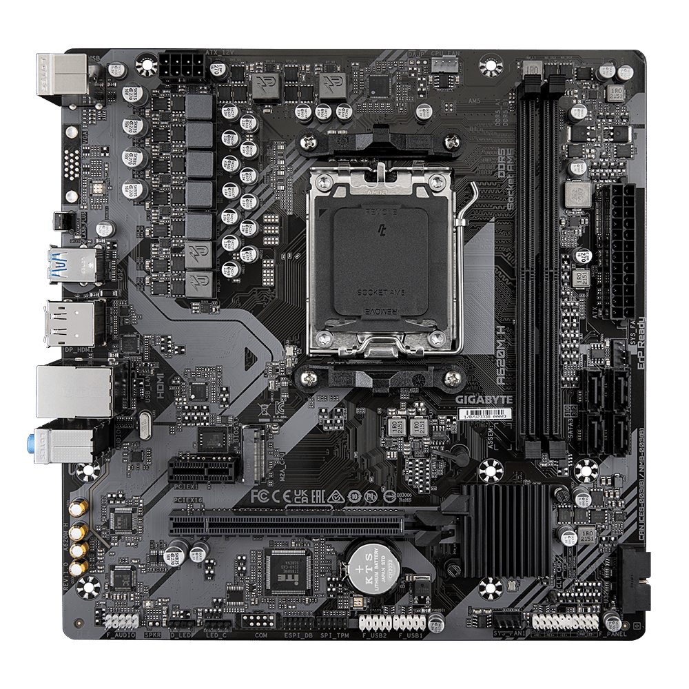 Gigabyte A620M H vista principal