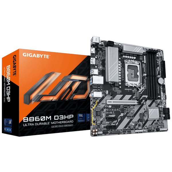 Motherboard GIGABYTE B860M K - B860M K - Chipset Intel B860 - LGA 1851 - Soporte Intel Core Ultra Processors Series 2 - 128GB DDR5 RAM (Max) - 2 Slots - 2x M.2 PCIe - 4x SATA - HDMI - RJ - 45 (Realtek 1.0 Gbps LAN) - Audio HD 7.1 Canales - Formato M... de Gigabyte | first_variant_option_1 — Envío inmediato