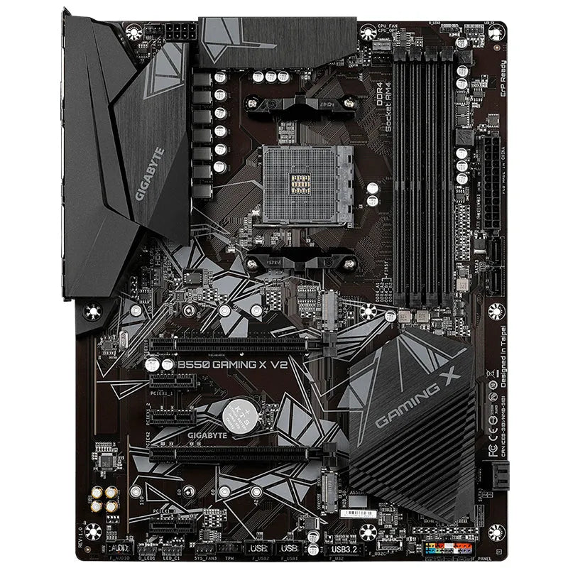 Placa Base Gigabyte ATX B550 Gaming X V2, Socket AM4, AMD B550, HDMI, 128GB DDR4 para Procesadores AMD Ryzen 5000 (Actualización de BIOS Requerida) - SMART BUSINESS