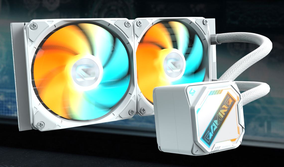 Gigabyte Gaming 240 ICE refrigeración líquida GP-GIGABYTE GME 240 ICE vista angular