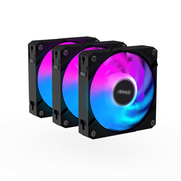 Ventilador Gigabyte Aorus 120 Argb, 120Mm, Pwm, Iluminación Rgb Fusion 2.0, Silencioso, Color Negro de Gigabyte | first_variant_option_1 — Envío inmediato