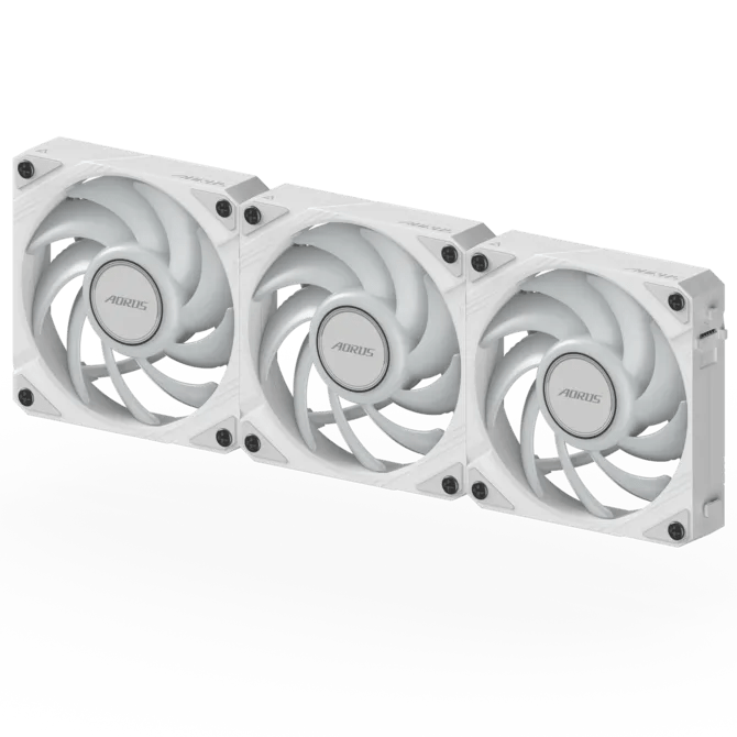 Ventilador Gigabyte Aorus 120 Argb Ice, 120Mm, Pwm, Iluminación Rgb Fusion 2.0, Silencioso, Color Blanco (Gp - Ecfan1203) de Gigabyte | first_variant_option_1 — Envío inmediato