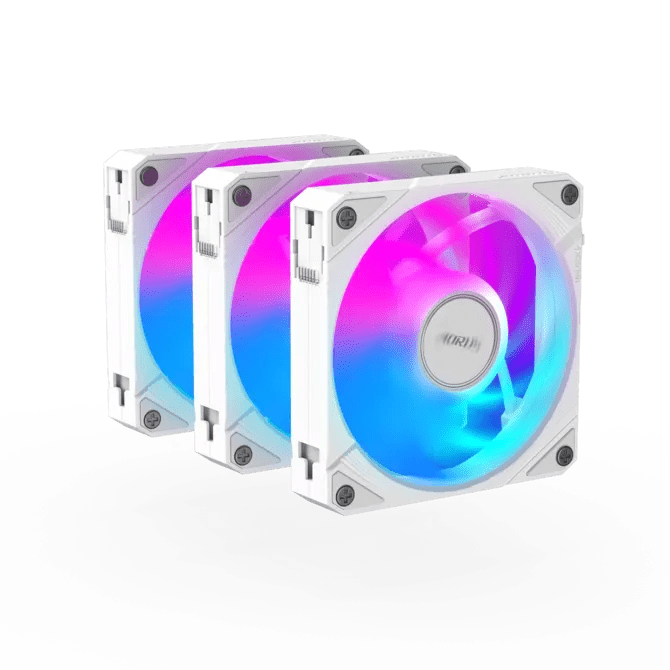 Ventilador Gigabyte Aorus 120 Argb Ice, 120Mm, Pwm, Iluminación Rgb Fusion 2.0, Silencioso, Color Blanco (Gp - Ecfan1203) de Gigabyte | first_variant_option_1 — Envío inmediato