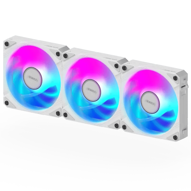 Ventilador Gigabyte Aorus 120 Argb Ice, 120Mm, Pwm, Iluminación Rgb Fusion 2.0, Silencioso, Color Blanco (Gp - Ecfan1203) de Gigabyte | first_variant_option_1 — Envío inmediato