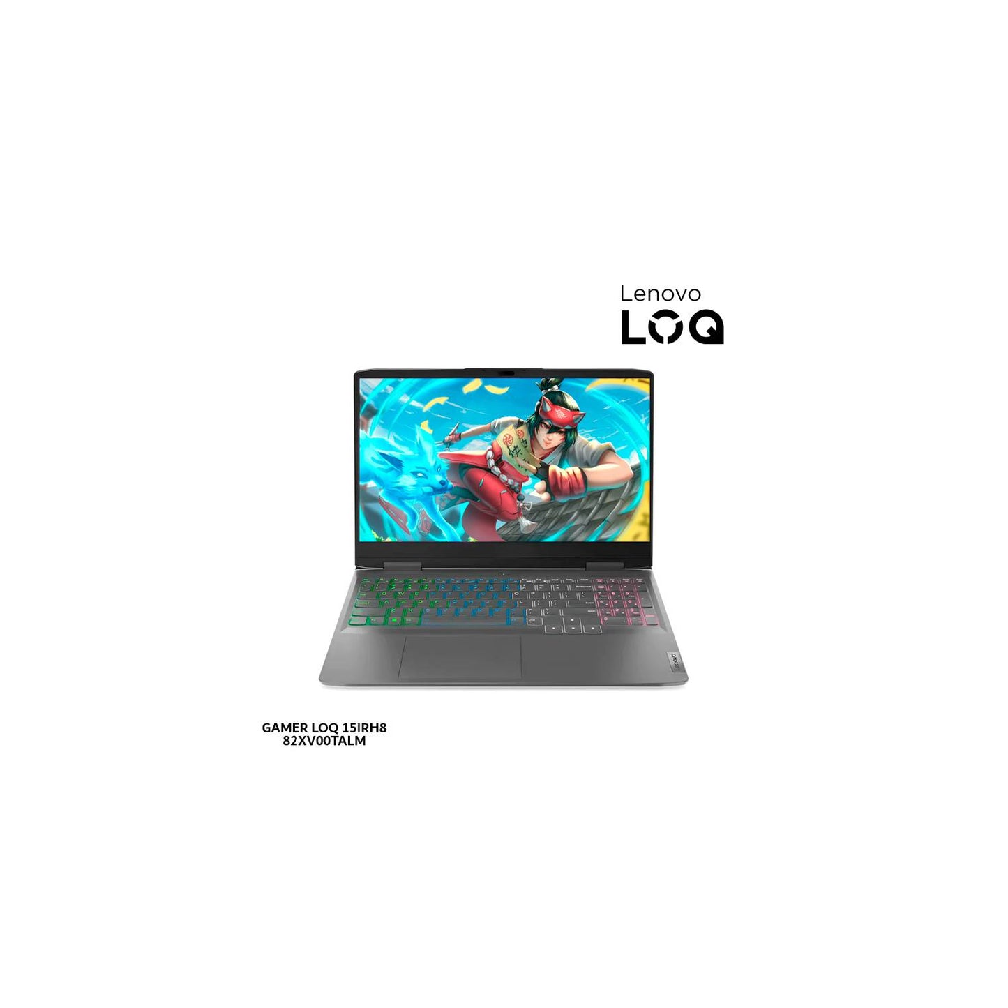 Notebook Lenovo Loq 15Irh8, 15.6" Fhd Ips, Core I5-12450H 2.0 / 4.4Ghz, 8Gb Ddr5-4800Mhz