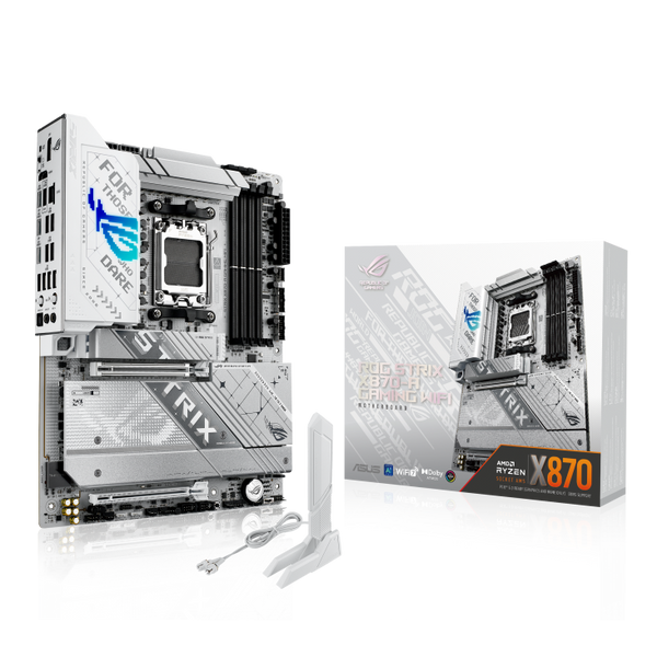 Motherboard ASUS ROG Strix X870-A Gaming WIFI | AM5 | DDR5 | PCIe 5.0 | WiFi 7 | WHITE