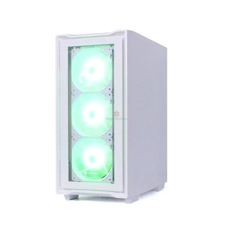 Case Gamer Halion Titan 103 Super White 600W Vtrgb - SMART BUSINESS