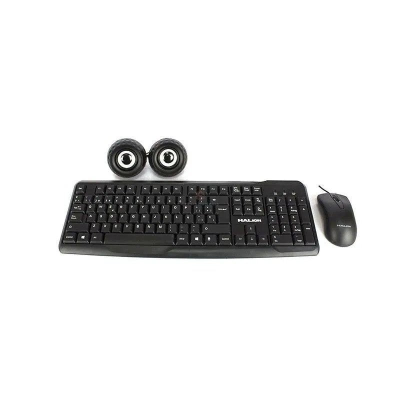 Kit Teclado Mouse Parlante 3 En 1 Halion Ha-Kit45 - SMART BUSINESS