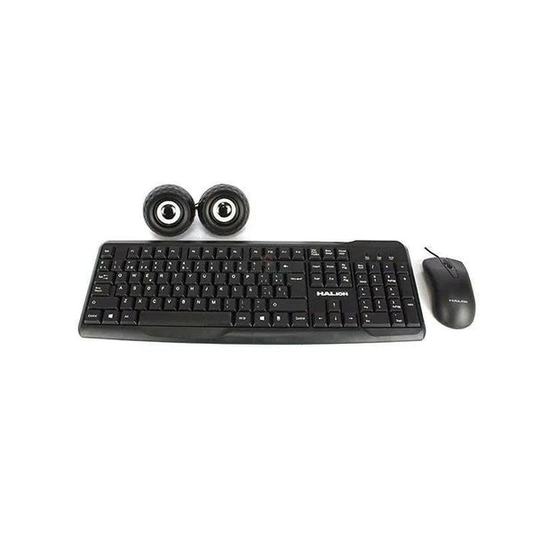Kit Teclado Mouse Parlante 3 En 1 Halion Ha-Kit45 - SMART BUSINESS