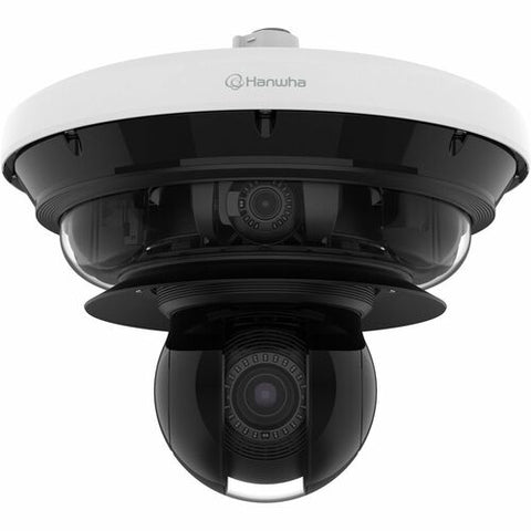 HANWHA CÁMARA DE SEGURIDAD IP DOMO IR PARA INTERIORES/EXTERIORES PNM - C34404RQPZ, ALÁMBRICO, 3840X2160 4K, DÍA/NOCHE PNM-C34404RQPZ - SMART BUSINESS