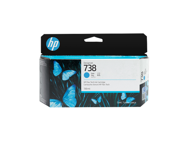 HP INC HP 738 MAGENTA 130ML TINTA AMPLIO FORMATO 498N6A