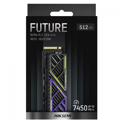 SSD HIKSEMI FUTUREX 512GB HS-SSD-FUTUREX 512G con disipador