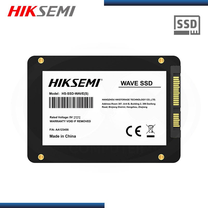 Ssd Hiksemi Wave De 512Gb, 2.5", Sata Iii (Hs - Ssd - Wave(S) 512G) de Hiksemi | first_variant_option_1 — Envío inmediato
