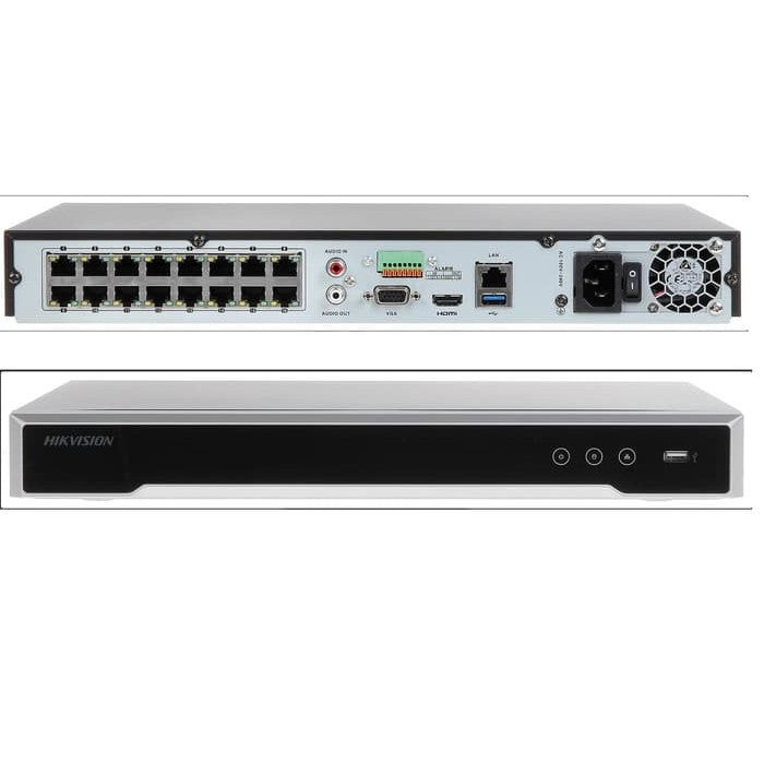 Hikvision DS-7616NI-Q2/16P Grabador NVR vista principal