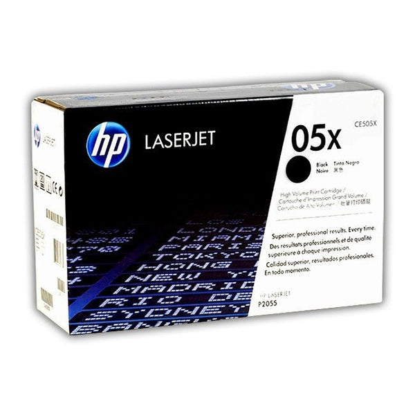 HP 05X (CE505X) – CARTUCHO DE TÓNER LÁSER NEGRO ORIGINAL, ALTO RENDIMIENTO HASTA 6 500 PÁGINAS, CALIDAD PROFESIONAL, CONFIABLE Y RECICLABLE CE505X - SMART BUSINESS