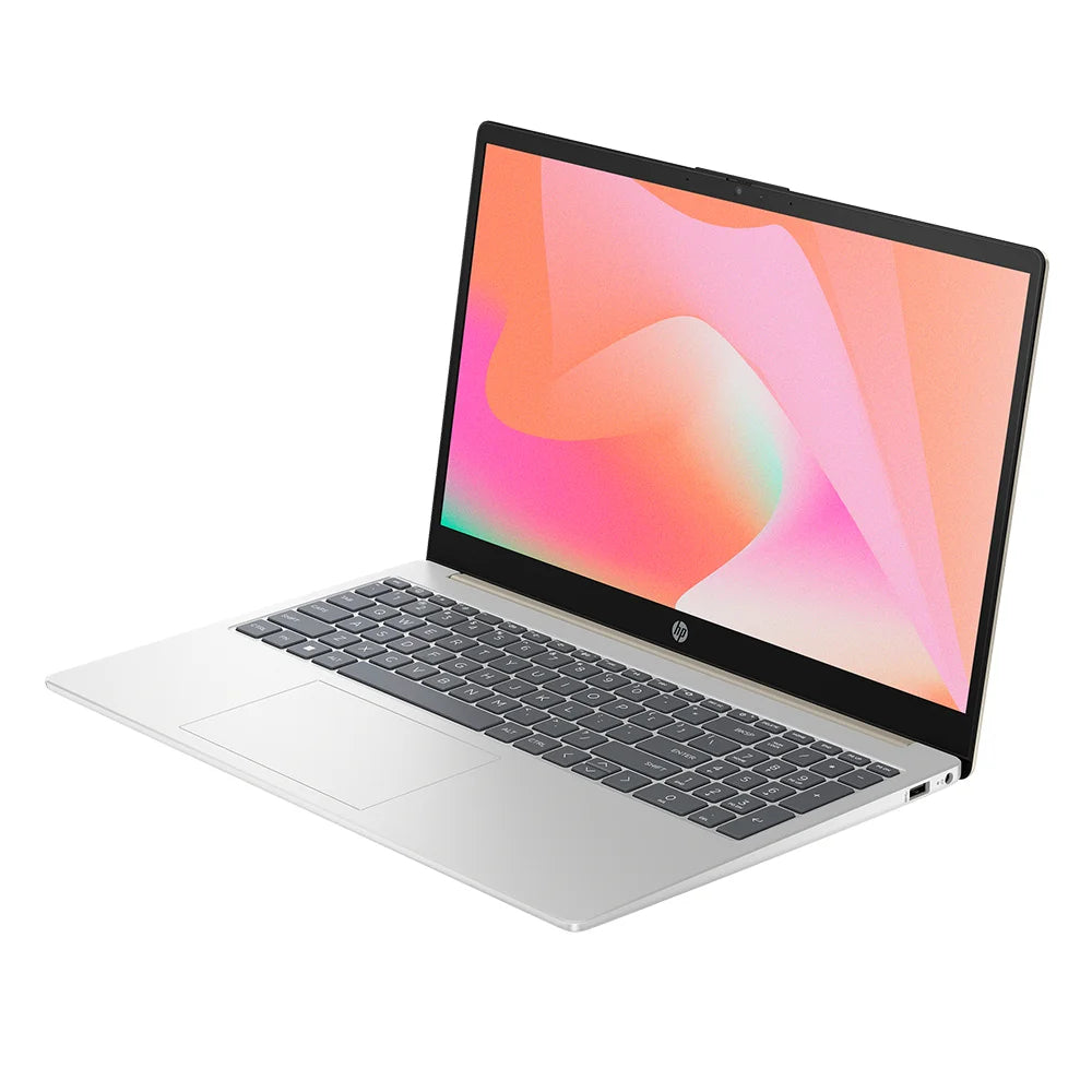 HP 15-fd0374la notebook D2LS6LA#ABM vista de teclado y pantalla