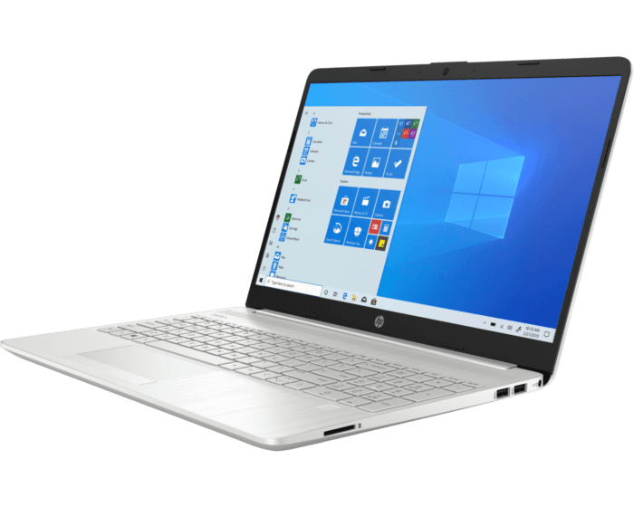 HP 15‑dw1073la 2A4S2LA – Notebook 15.6″ HD BrightView, Intel Core i7‑10510U, 8 GB DDR4, SSD 256 GB NVMe, Intel UHD Graphics, Windows 11 Home, Wi‑Fi, BT 4.2, plateado, microbordes, teclado numérico 2A4S2LA - SMART BUSINESS
