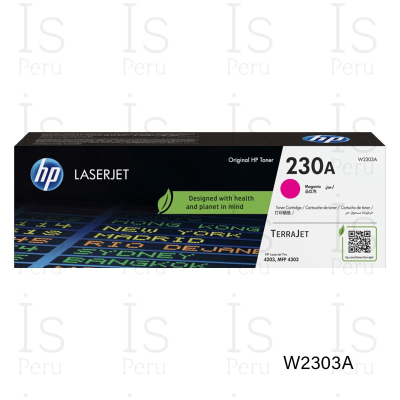 HP 230A W2303A Magenta | Tóner Original LaserJet Pro 4203/4303 | Rendimiento 1.800 págs. | Impresión de Alta Calidad y Colores Vivos W2303A - SMART BUSINESS