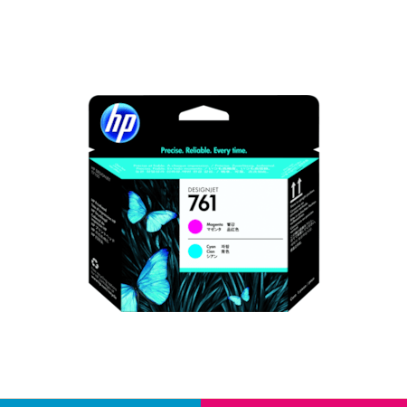 Hp Cabezal de Impresión HP 761 (CH646A) Inyección de tinta - Azul ciánico, Azul ciánico - Original - Empaque unitario - 1 Solamente - Inyección de tinta - 1 Solamente CH646A - SMART BUSINESS