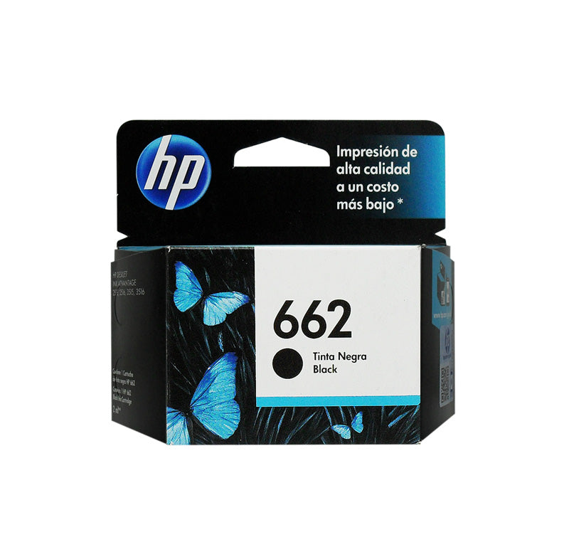 HP CARTUCHO DE TINTA HP 662 INYECCIÓN DE TINTA - NEGRO - ORIGINAL - INYECCIÓN DE TINTA - SMART BUSINESS