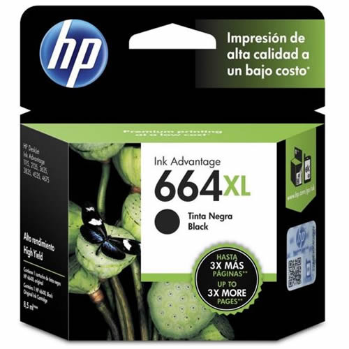 Hp Cartucho de tinta HP 664XL Alto Rendimiento Inyección de tinta - Negro - Original - Inyección de tinta - Alto Rendimiento - SMART BUSINESS
