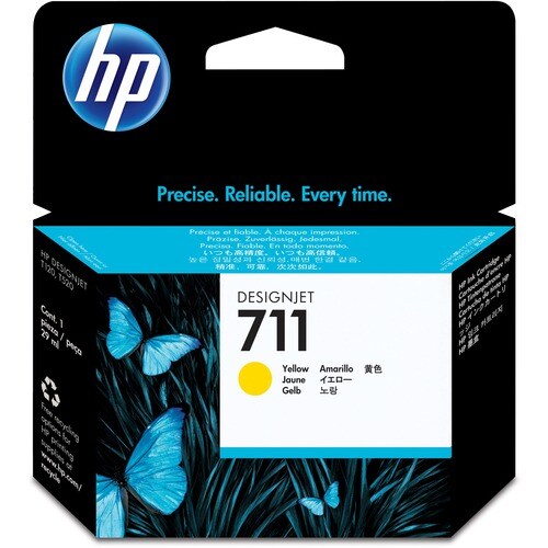 Hp Cartucho de tinta HP 711 Inyección de tinta - Amarillo - Original - 1 Solamente - Inyección de tinta - 1 Solamente - SMART BUSINESS