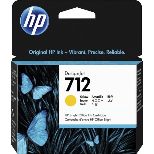 Hp Cartucho de tinta HP 712 Inyección de tinta - Amarillo - Original - 1 Paquete - SMART BUSINESS