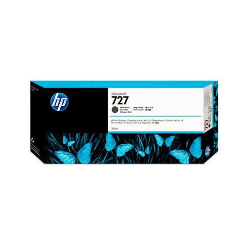 Hp Cartucho de tinta HP 727 (C1Q12A) Inyección de tinta - Negro mate - Original - 1 Solamente - Inyección de tinta C1Q12A - SMART BUSINESS
