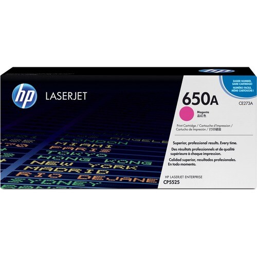 Hp Cartucho de tóner HP 650A Láser - Magenta - Original - 1 Solamente - Láser - 1 Solamente - SMART BUSINESS