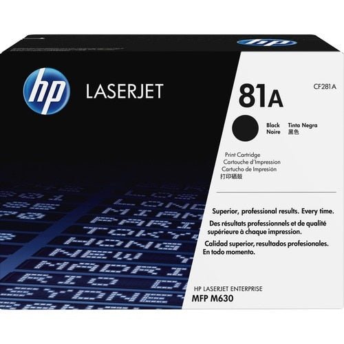 HP CARTUCHO DE TÓNER HP 81A LÁSER - NEGRO - ORIGINAL - 1 - LÁSER - 1 PAQUETE(S) CF281A - SMART BUSINESS