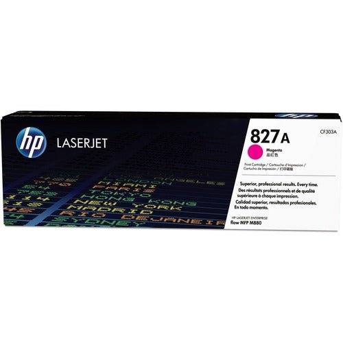 HP CARTUCHO DE TÓNER HP 827A (CF303A) ESTÁNDAR RENDIMIENTO LÁSER - MAGENTA - ORIGINAL - EMPAQUE UNITARIO - 1 / SOLAMENTE - LÁSER - ESTÁNDAR RENDIMIENTO - 1 / PAQUETE CF303A - SMART BUSINESS