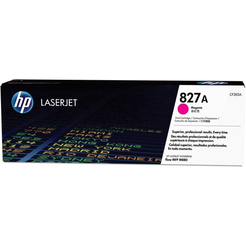 HP CARTUCHO DE TÓNER HP 827A (CF303A) ESTÁNDAR RENDIMIENTO LÁSER - MAGENTA - ORIGINAL - EMPAQUE UNITARIO - 1 / SOLAMENTE - LÁSER - ESTÁNDAR RENDIMIENTO - 1 / PAQUETE - SMART BUSINESS
