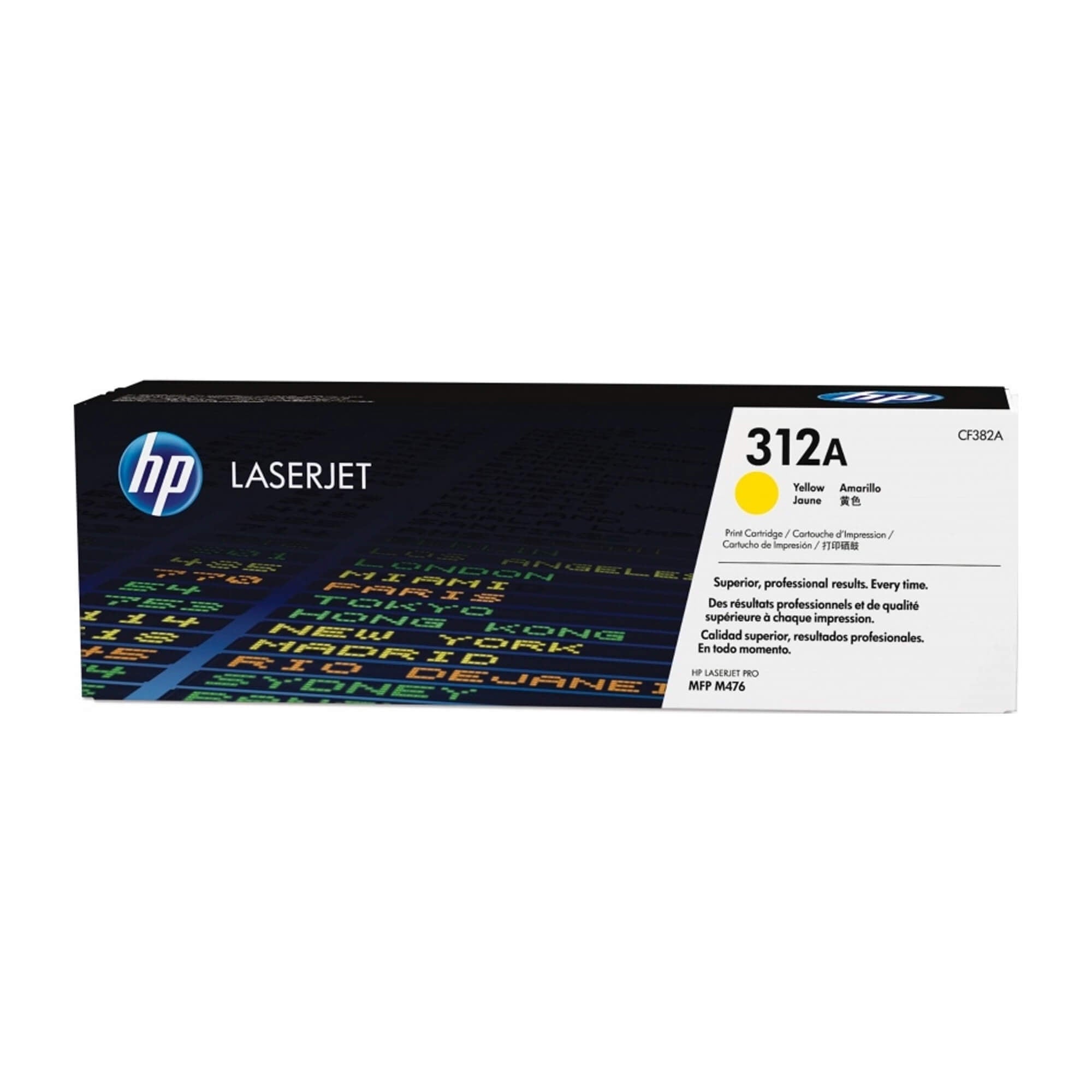 Cartucho De Tóner Original Hp 312A Amarillo (Cf382A) Para Laserjet Pro Mfp M476 - Rendimiento 2700 Páginas de Hp | first_variant_option_1 — Envío inmediato