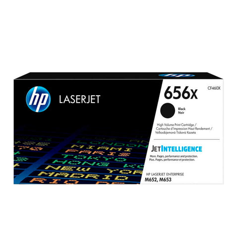 Cartucho De Tóner Original Hp 656X Negro (Cf460X) De Alto Rendimiento Para Laserjet Enterprise M652 - 27000 Páginas de Hp | first_variant_option_1 — Envío inmediato