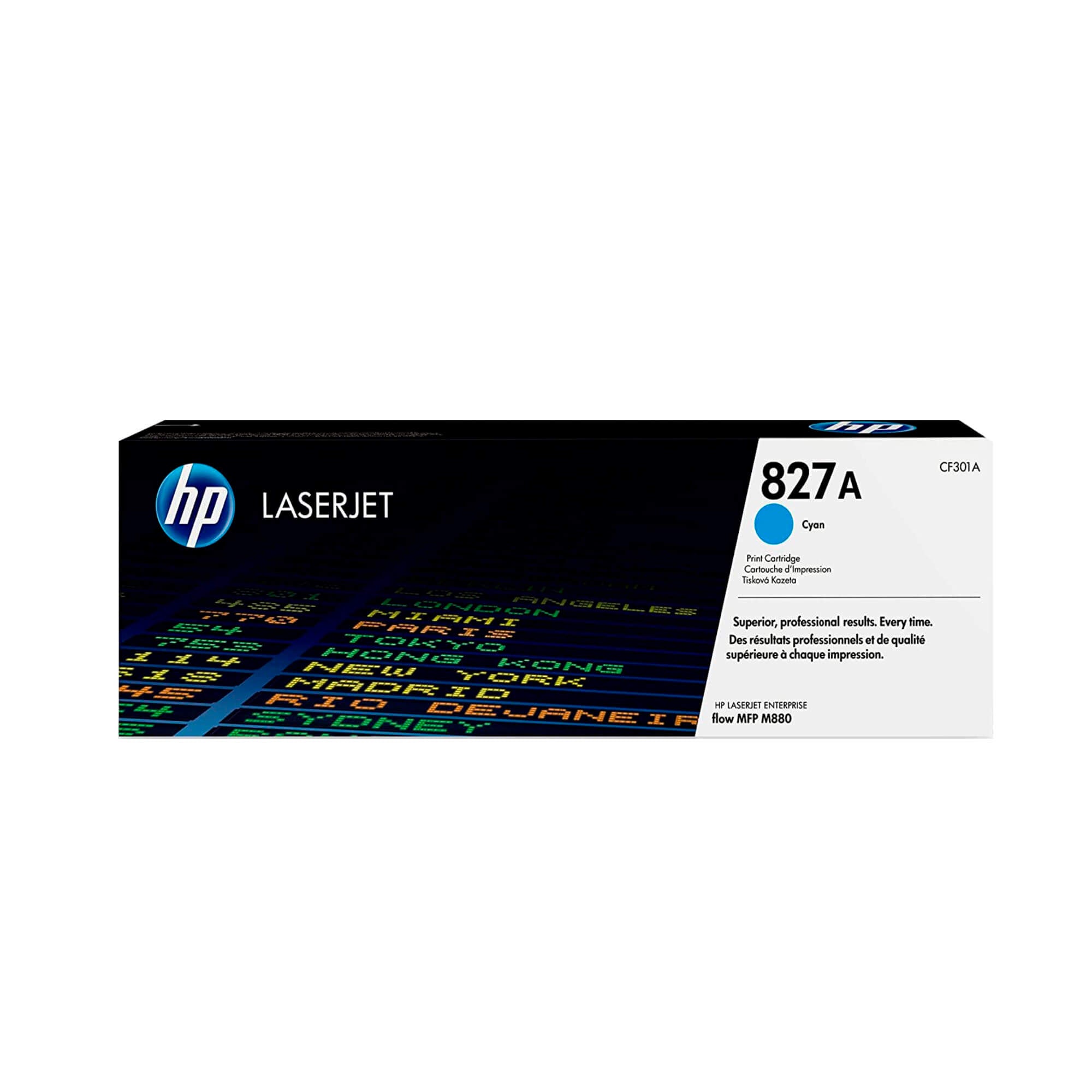 Cartucho De Tóner Original Hp 827A Cian (Cf301A) Para Laserjet Enterprise Flow Mfp M880Z de Hp | first_variant_option_1 — Envío inmediato