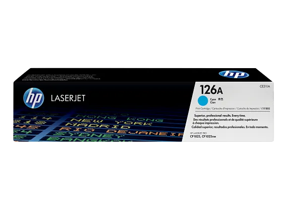 Tóner HP 126A CE311A Cian Original LaserJet