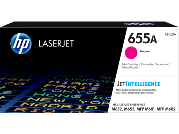 Tóner HP 655A CF453A Magenta Original LaserJet