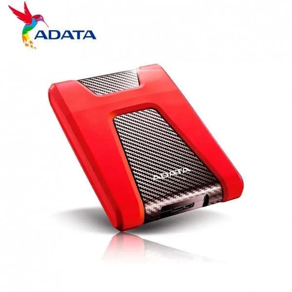 DISCO DURO EXTERNO ADATA HD650, 2.5'', 1TB, USB 3.1, ROJO - PARA MAC/PC - SMART BUSINESS