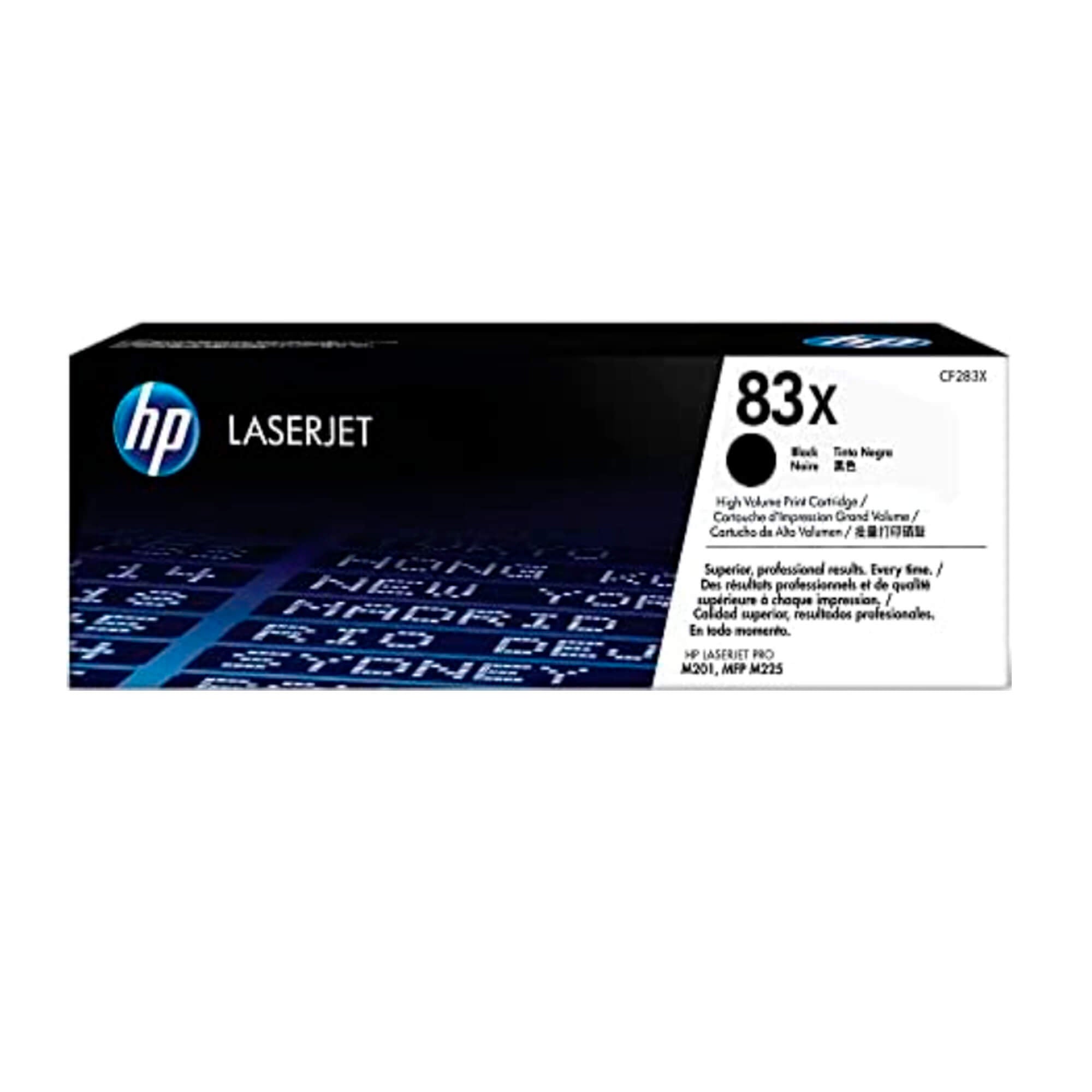 Hp 83X - Alto Rendimiento - Negro - Original - Laserjet - Cartucho De Tóner (Cf283X) de Hp | first_variant_option_1 — Envío inmediato